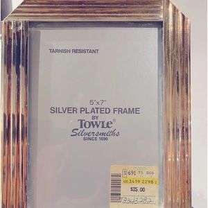 5”x 7” Silver Plated Picture Frame